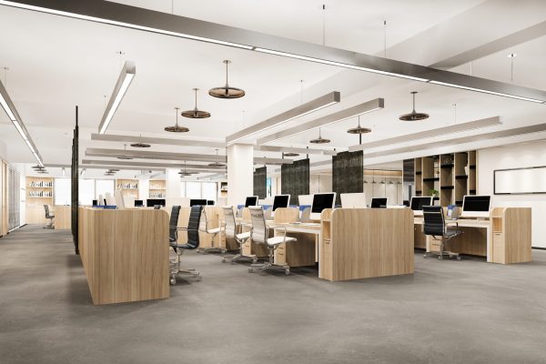3d rendering business meeting and working room on office buildin 3d rendering business meeting and working room on office building
